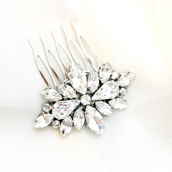 Swarovski Rhinestone Wedding Comb, Bridal main image 4